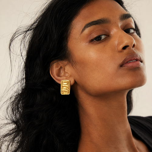 Sunkissed Statement Earrings silver plated - B E L O R I