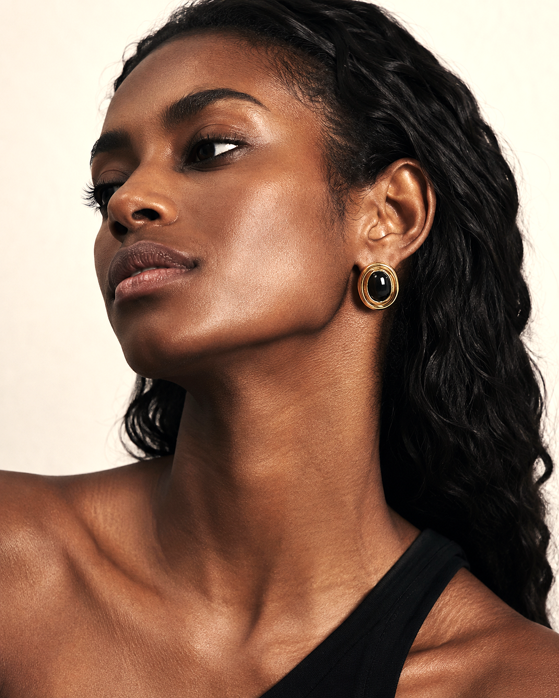 Dark Side 18K Gold Plated Earrings - B E L O R I