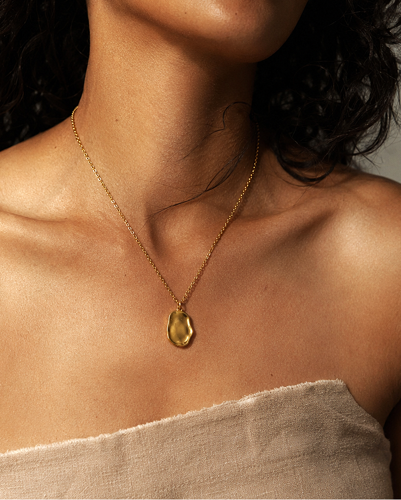 Sculpted Molten Nugget Necklace - B E L O R I