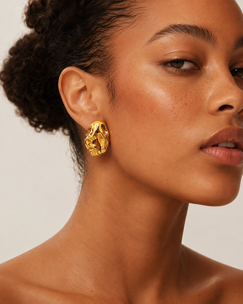 Soft Launch 18K Gold Plated Earrings - B E L O R I