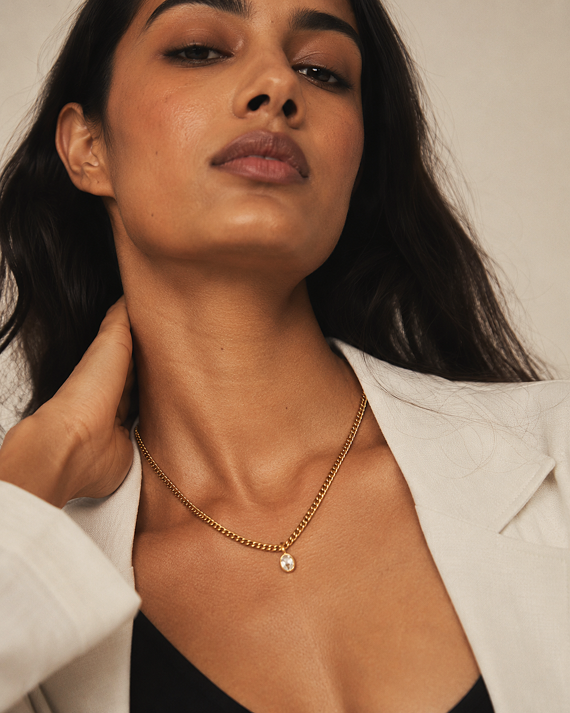 The Curb Stone Necklace - B E L O R I