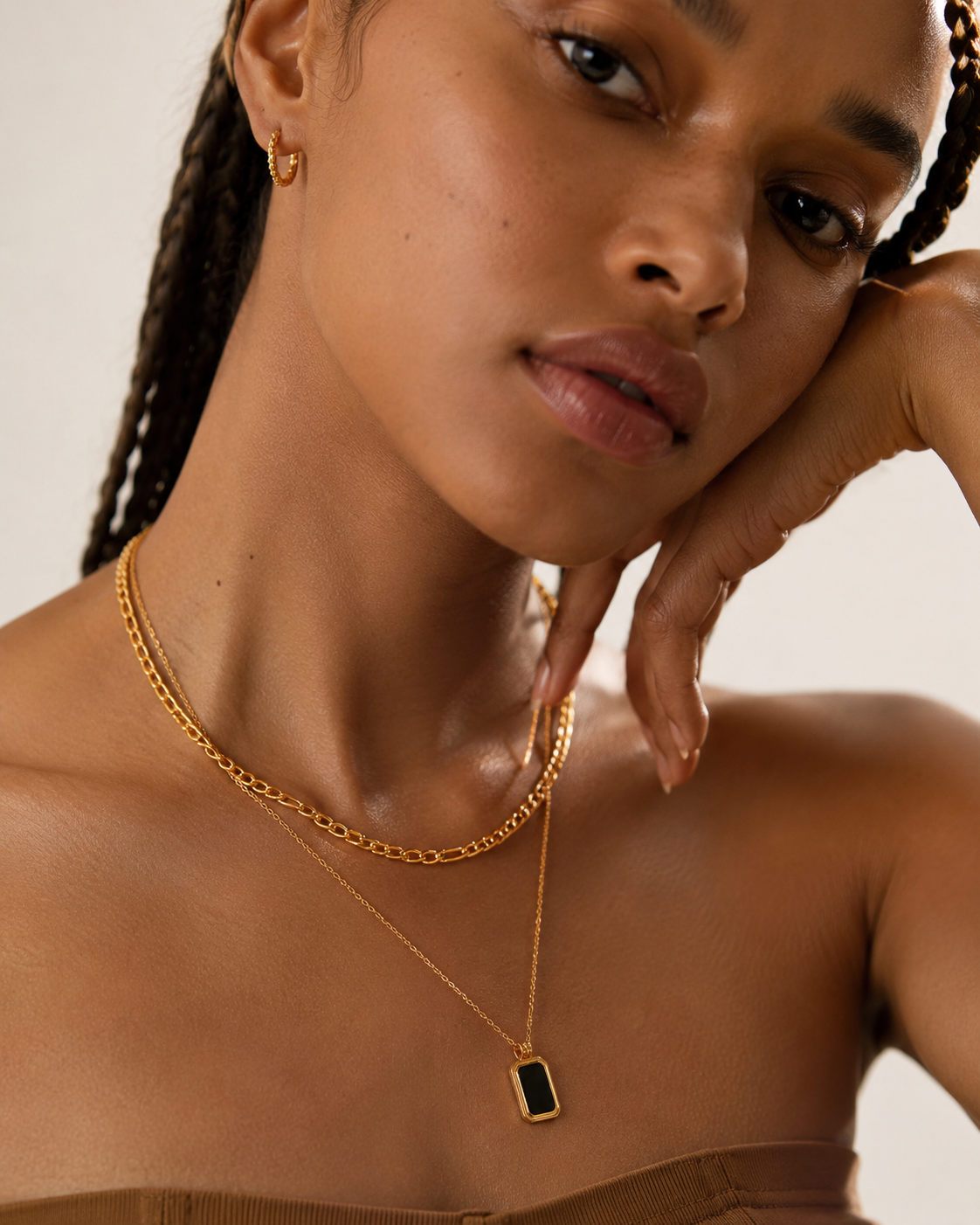Soft Power 18k gold plated Necklace - B E L O R I