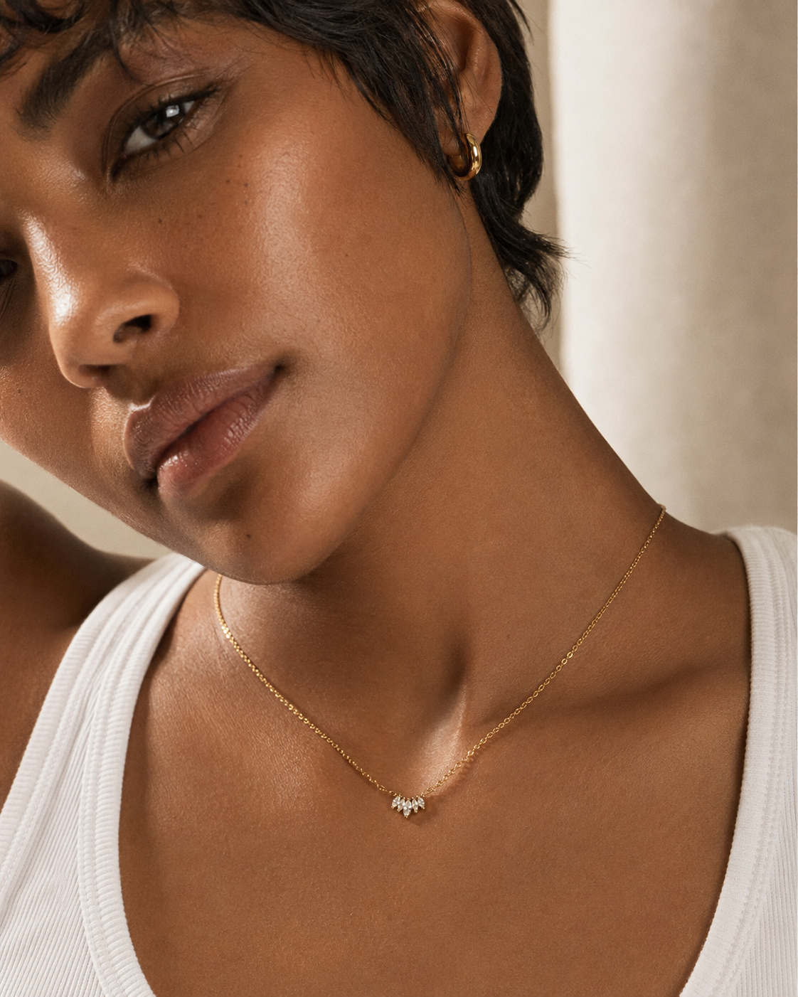 The Marquise Cluster Necklace - B E L O R I