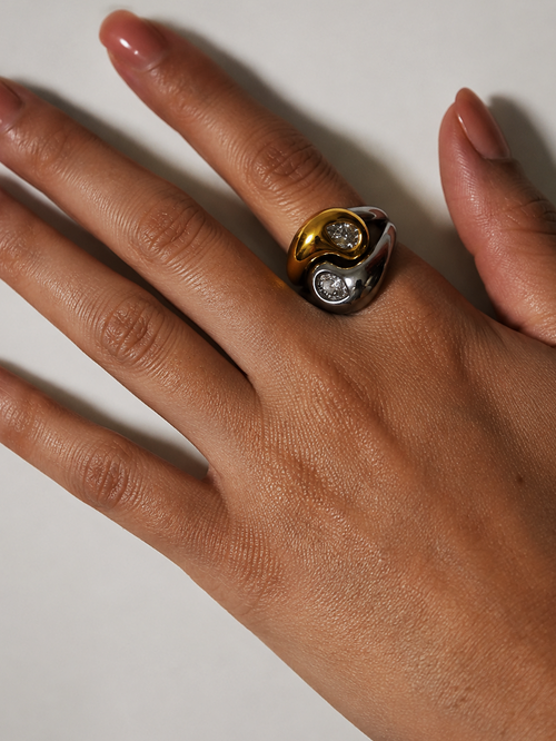Duality Two Toned ring - B E L O R I