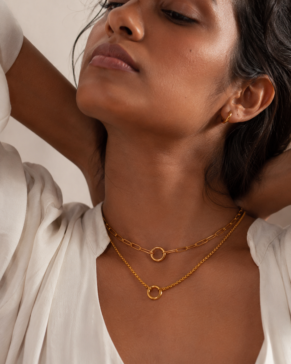 The Mini Circle Necklace - B E L O R I