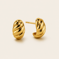 The Twisted Huggie Earrings