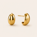 The Gold Drop Stud Earrings
