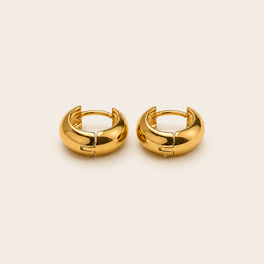 The Chunky Huggie Earrings