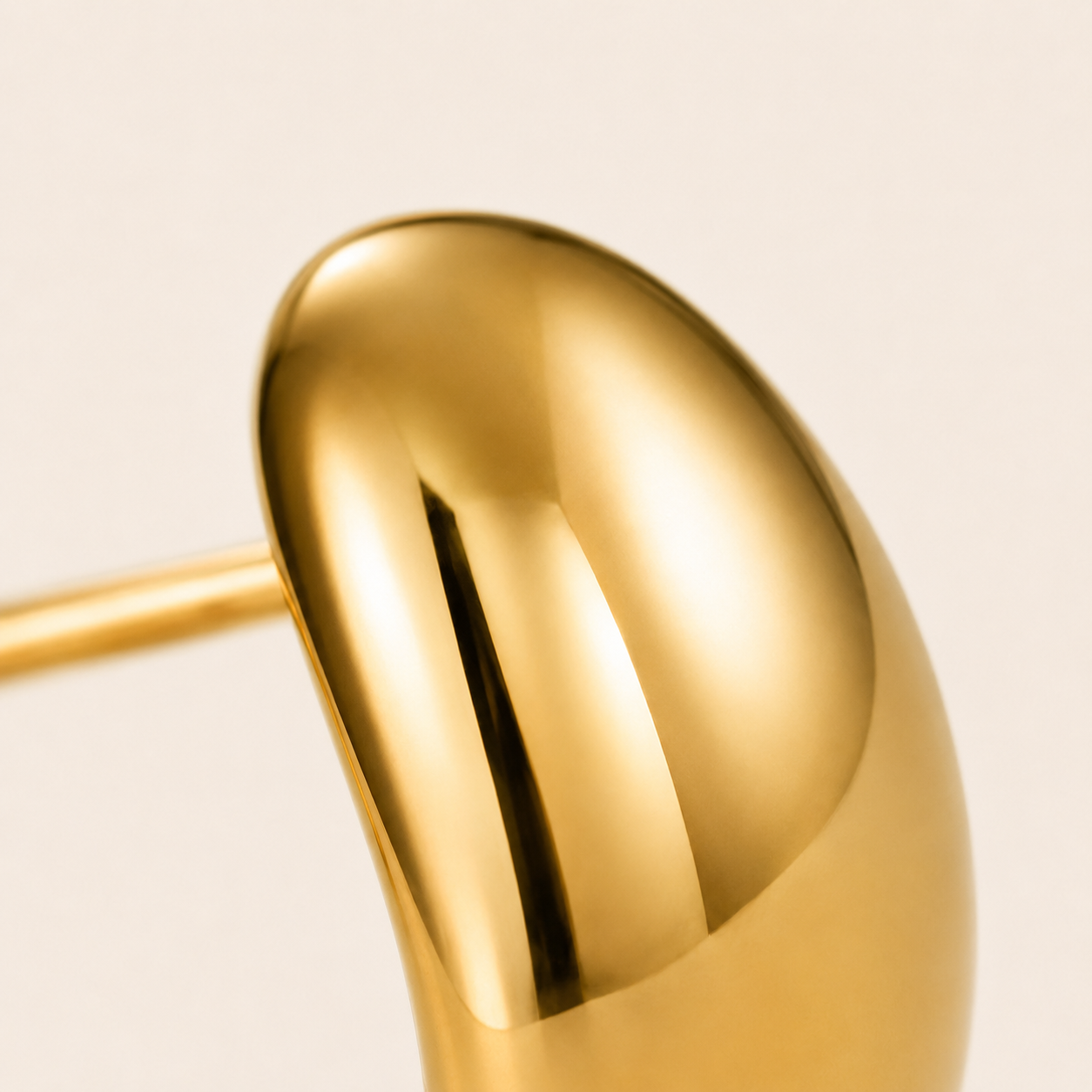 The Gold Drop Stud Earrings