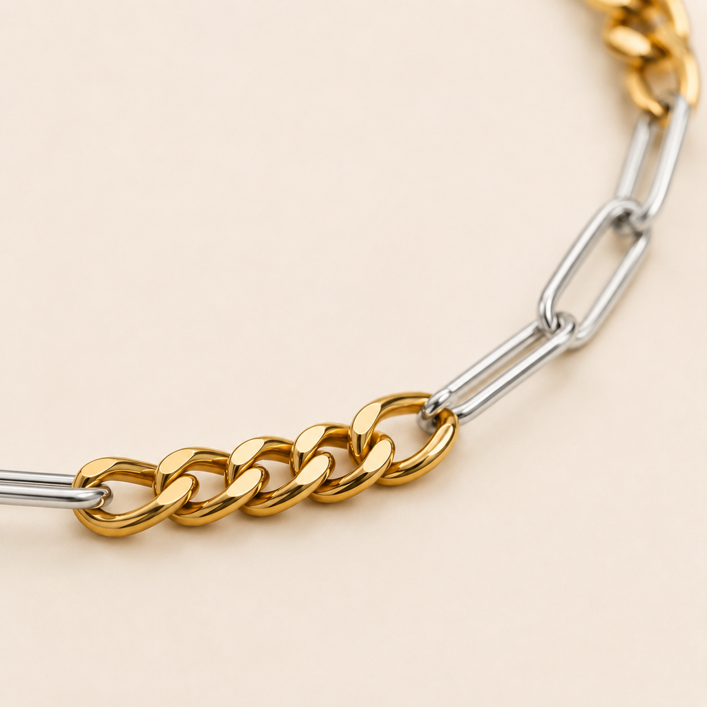 The Two Tone Chain Necklace