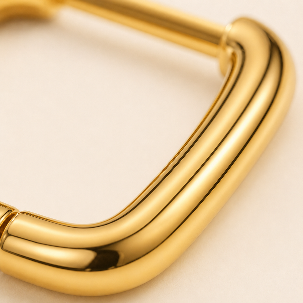 The Square Hoop Earrings