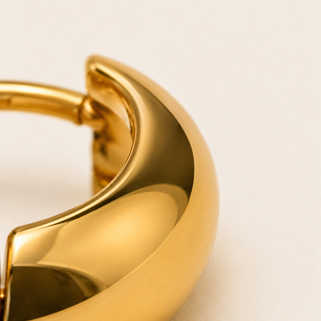 The Chunky Huggie Earrings