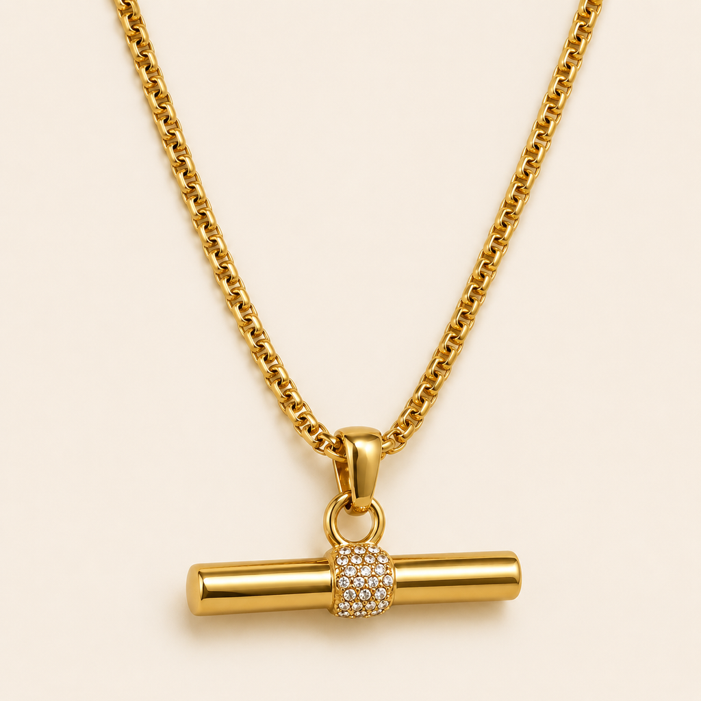 Crystal T-Bar Chain