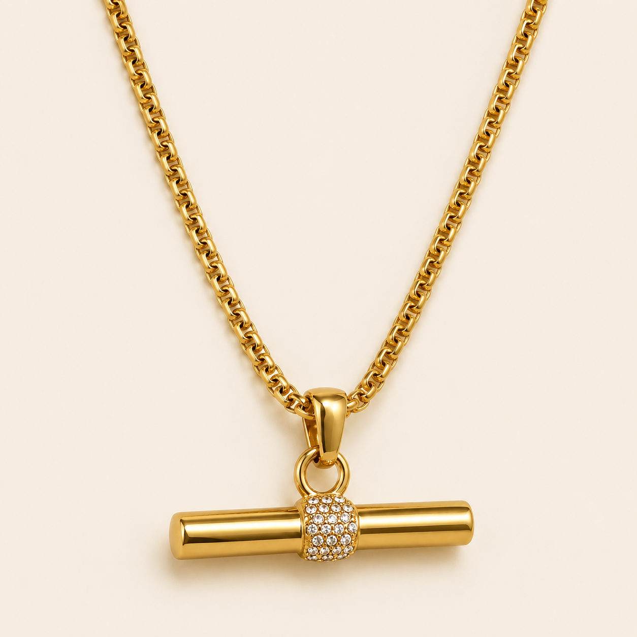 Crystal T-Bar Chain