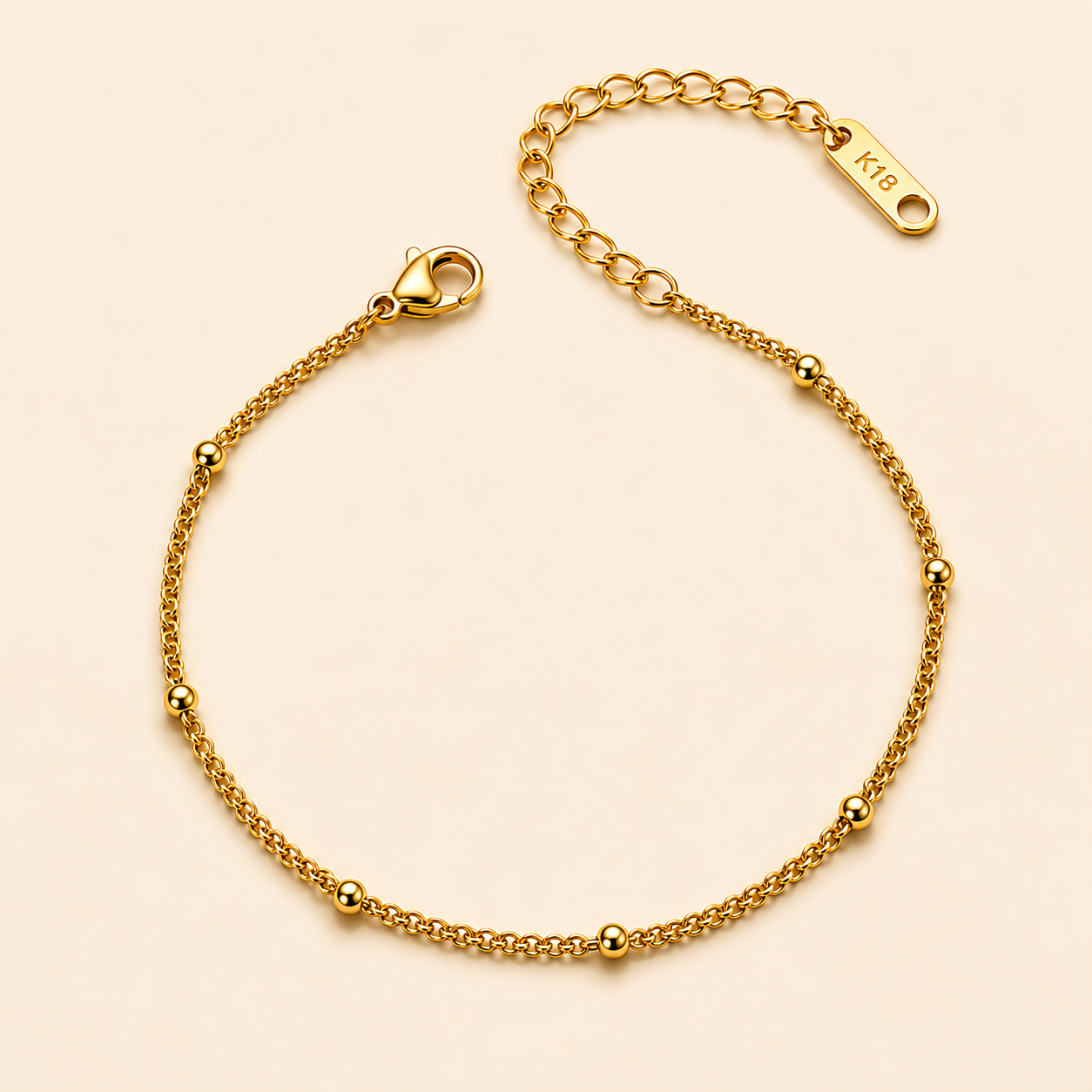 The Beaded Chain Bracelet