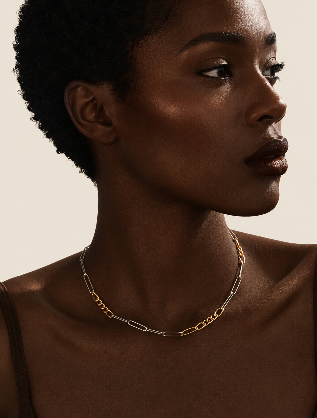 The Two Tone Chain Necklace