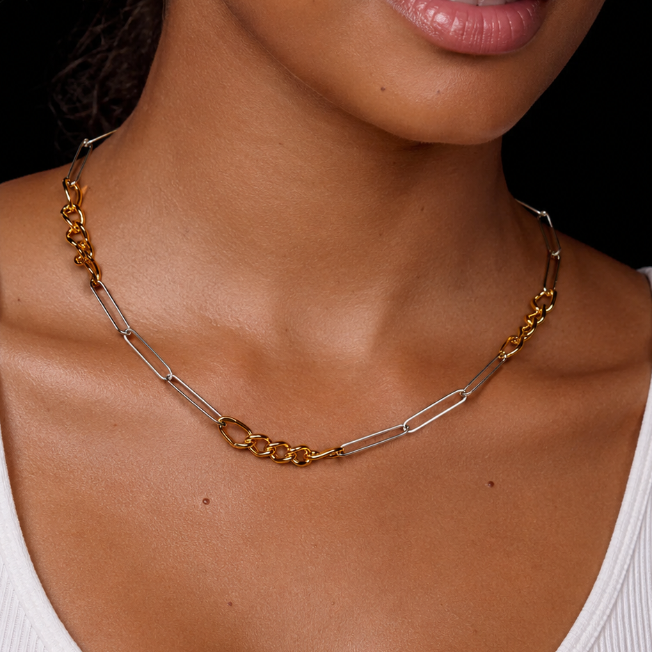 The Two Tone Chain Necklace