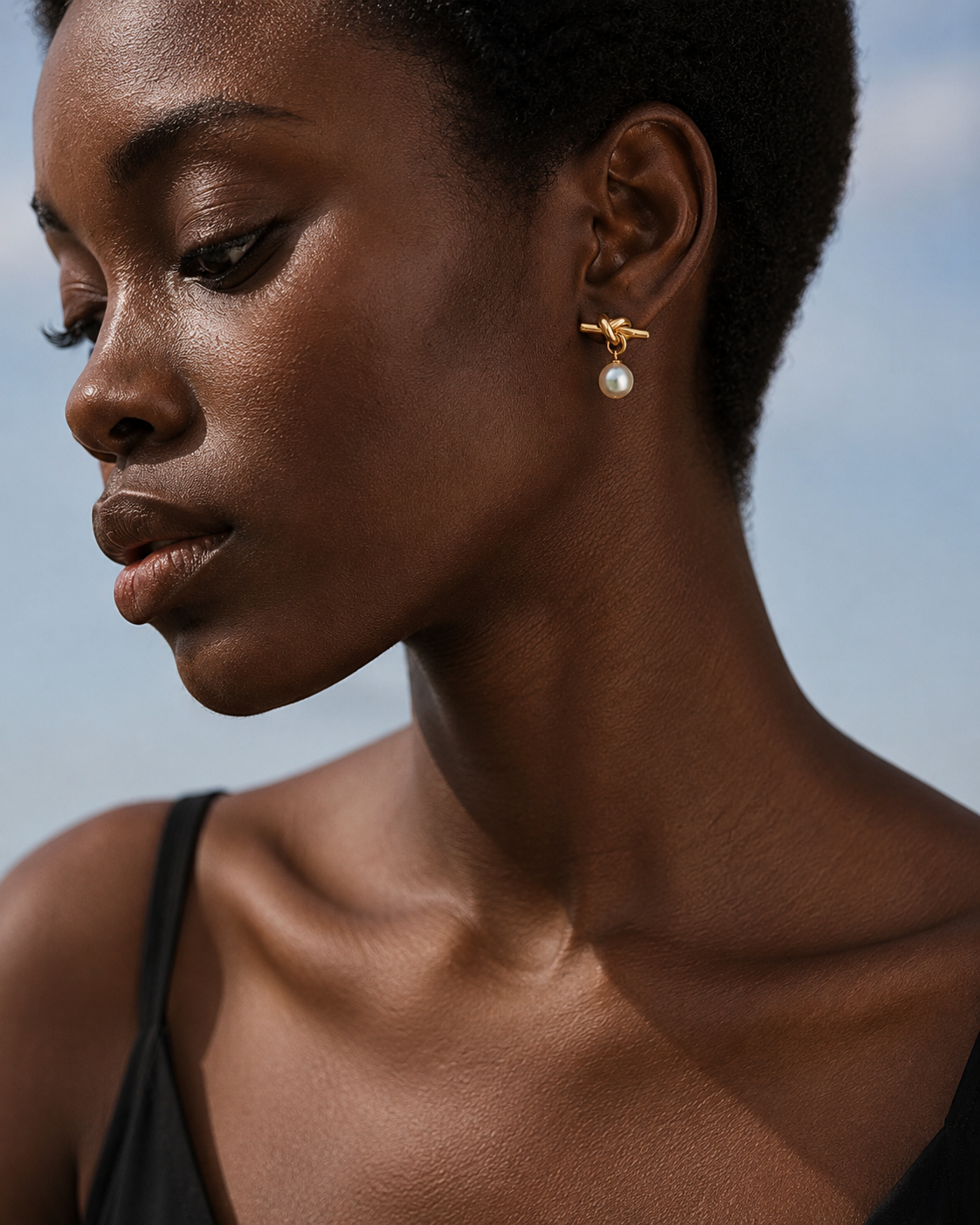 The Pearl Knot Drop Earrings
