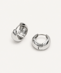 The Huggie Earrings - B E L O R I - Silver / Small
