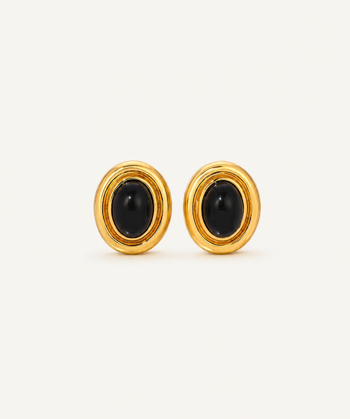 Dark Side 18K Gold Plated Earrings - B E L O R I