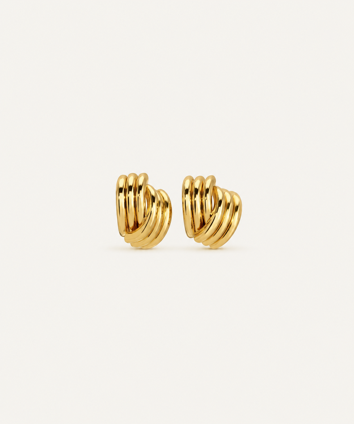 Heavy Rotation 18K Gold Plated Earrings - B E L O R I