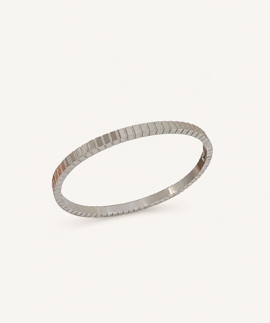 In Line 18K Gold Plated Bangle Bracelet - B E L O R I