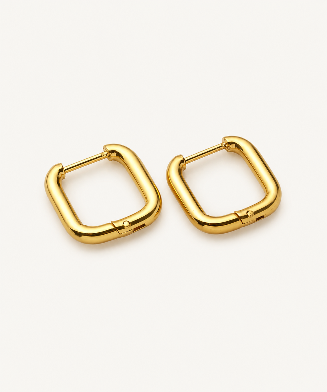 The Square Hoop Earrings - B E L O R I