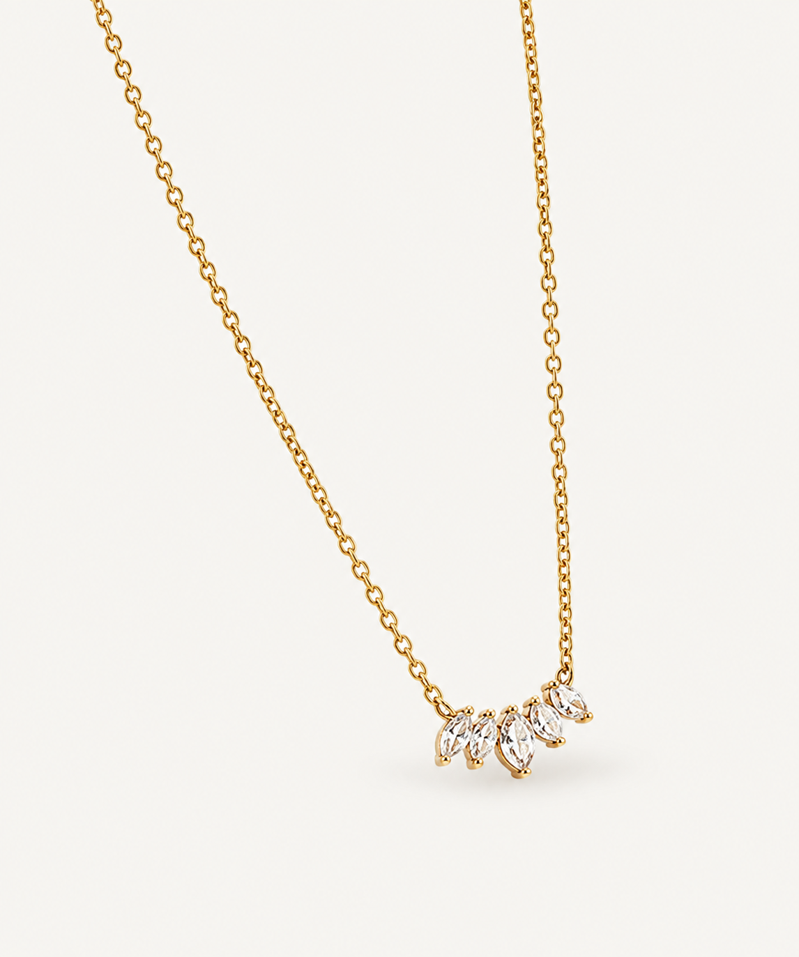 The Marquise Cluster Necklace - B E L O R I