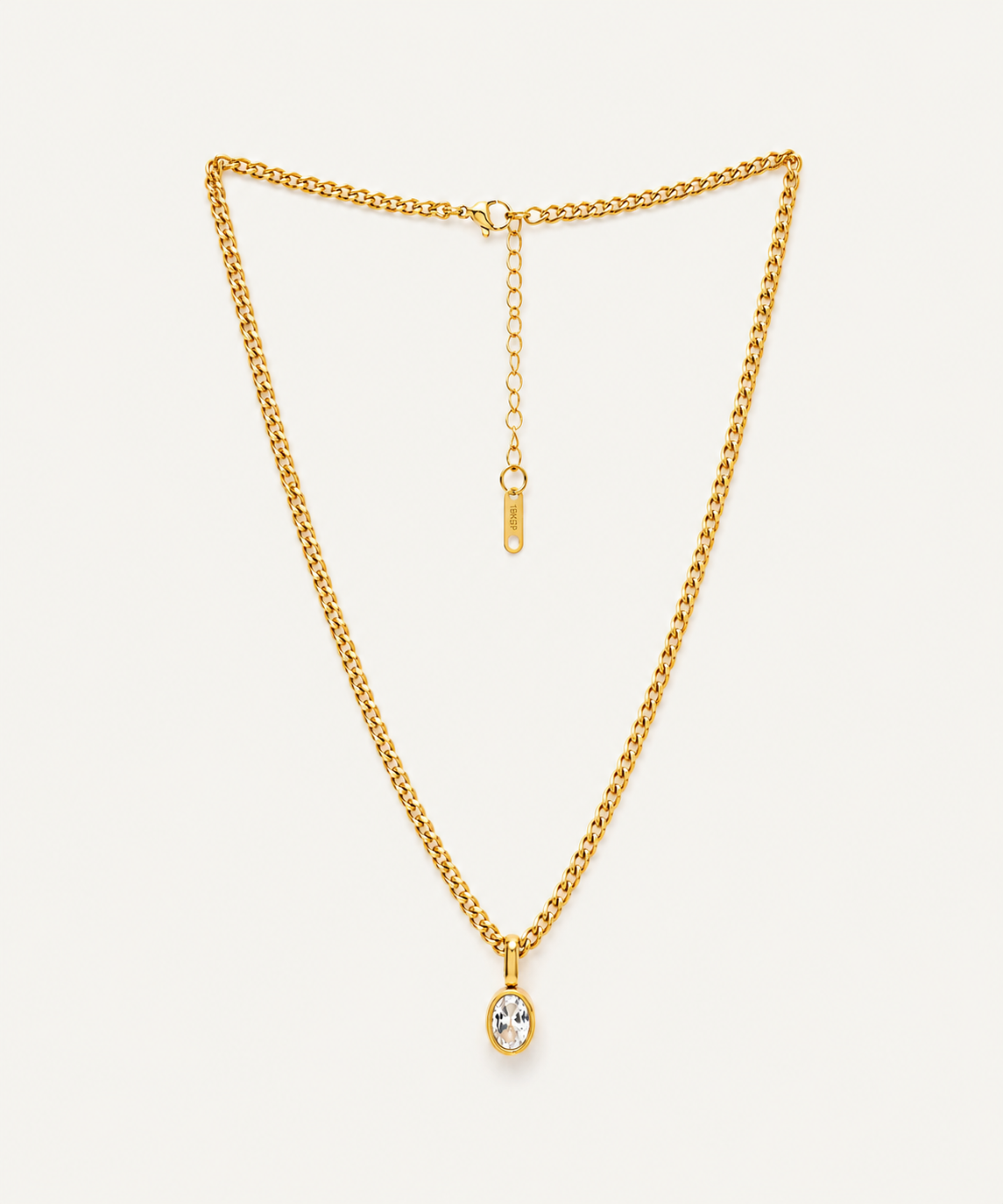 The Curb Stone Necklace - B E L O R I