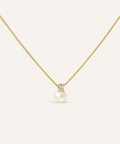 The Pearl & Crystal Necklace - B E L O R I