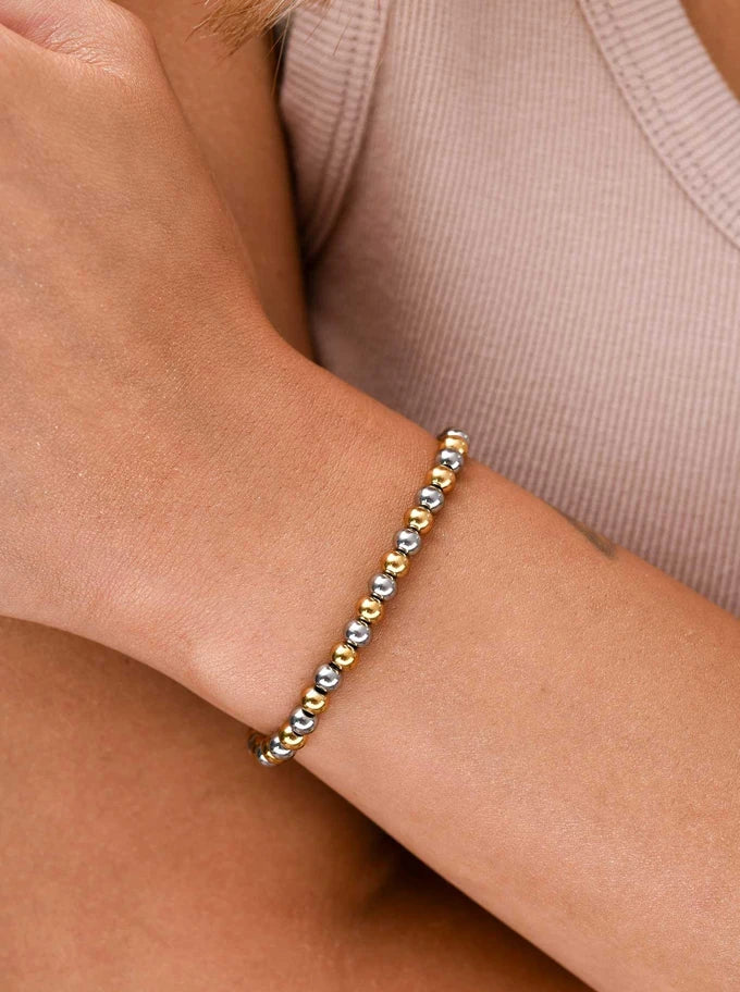 Two-Tone Pulse Elastic Bracelet