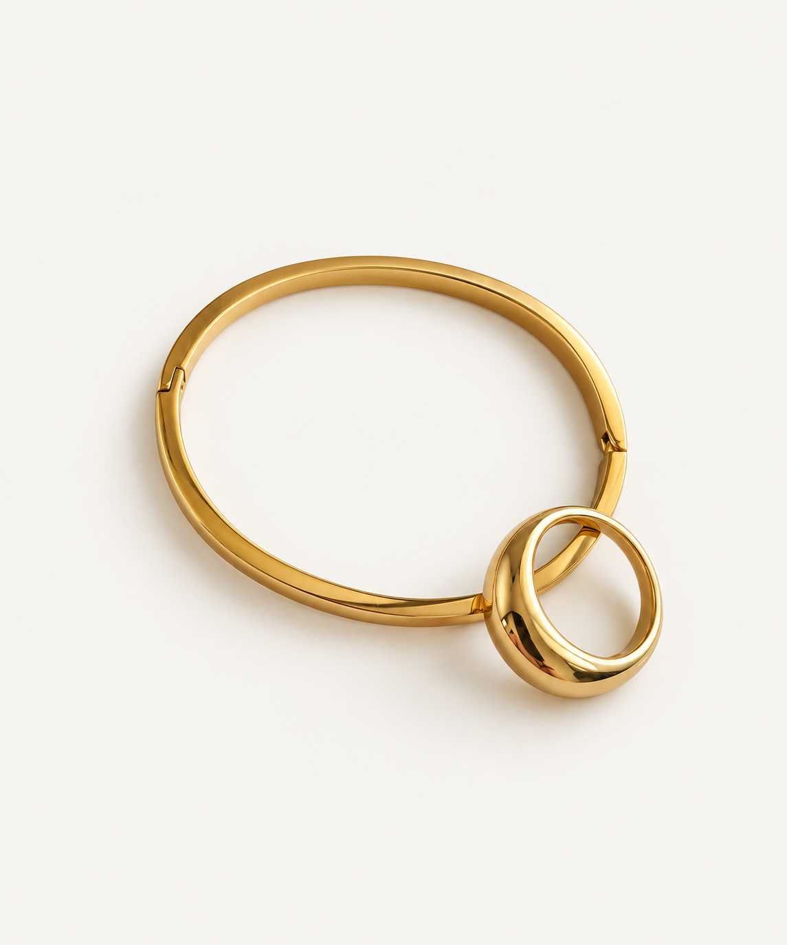 Go to bracelet with ring for office