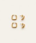 Earrings combo in gold