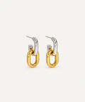 Off the Record Two-Tone earrings