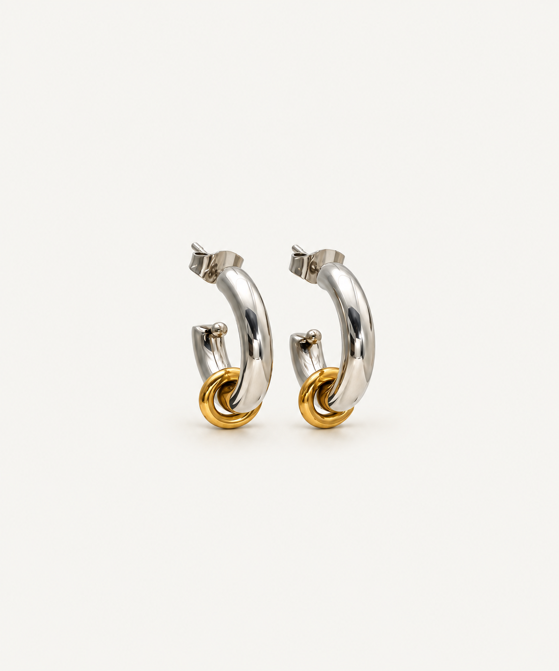 Two tone hoops
