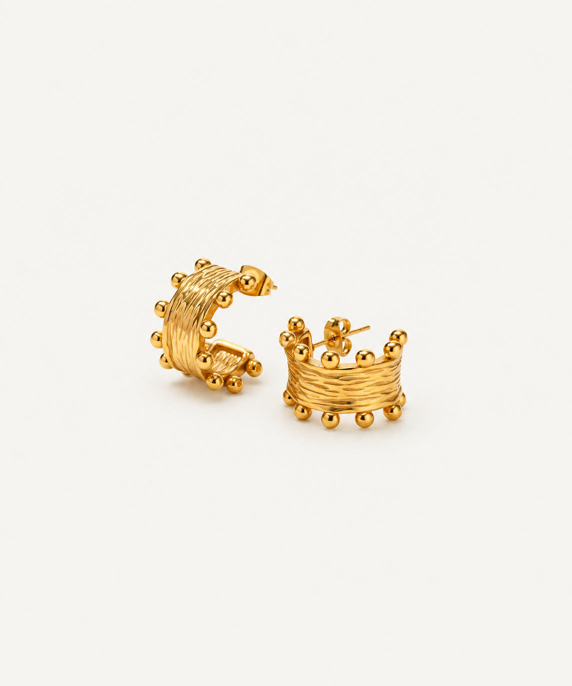 Curve Study 18k Gold Plated earrings