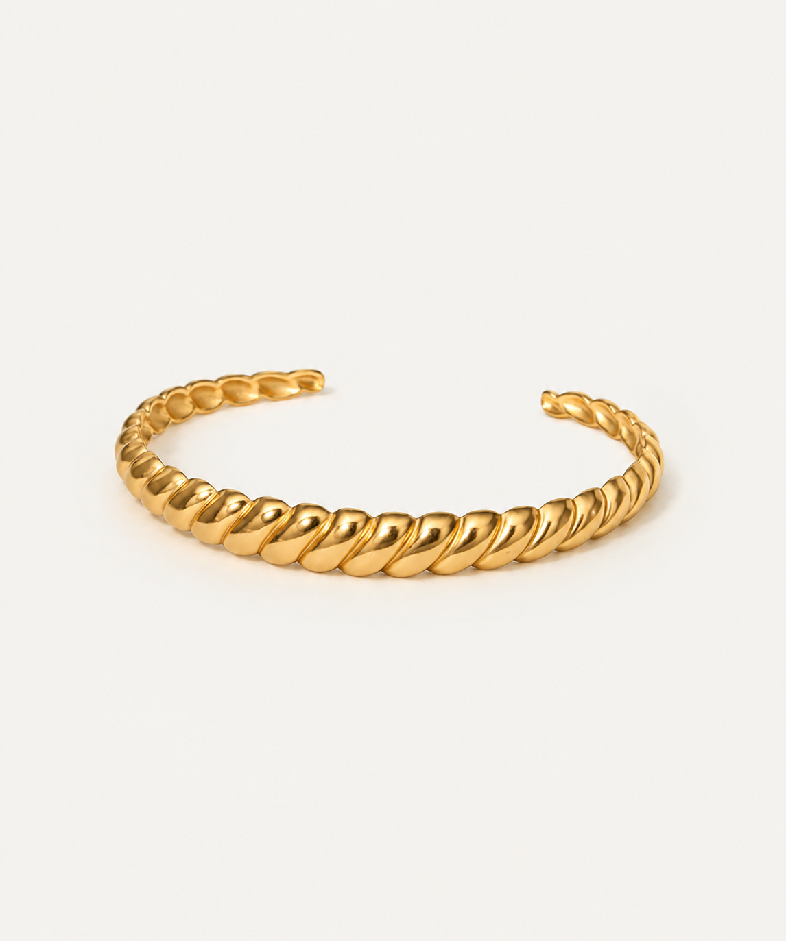 On Repeat 18K Gold-Plated Cuff Bracelet