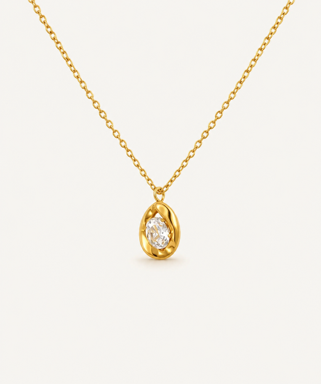 Seen at 2AM 18K Gold Plated Necklace