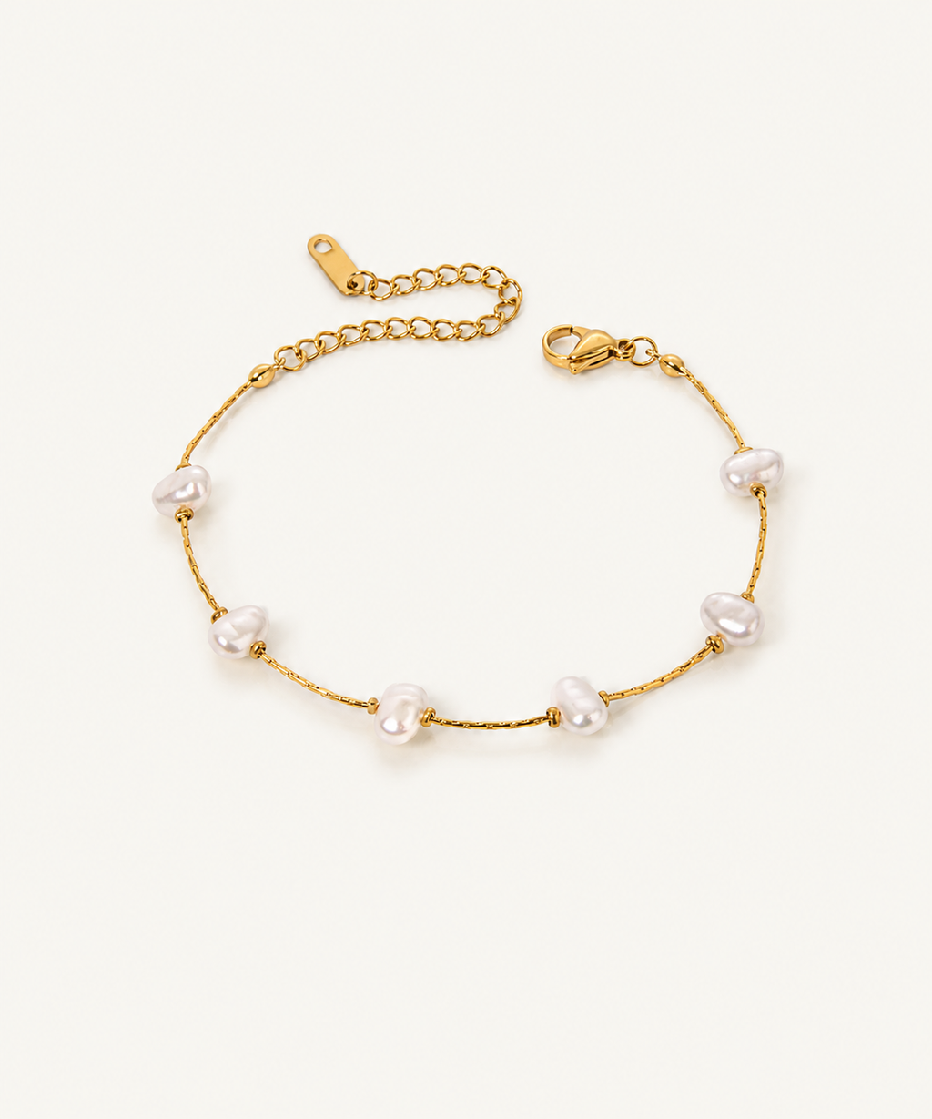 Amber 18k Gold Plated Bracelet