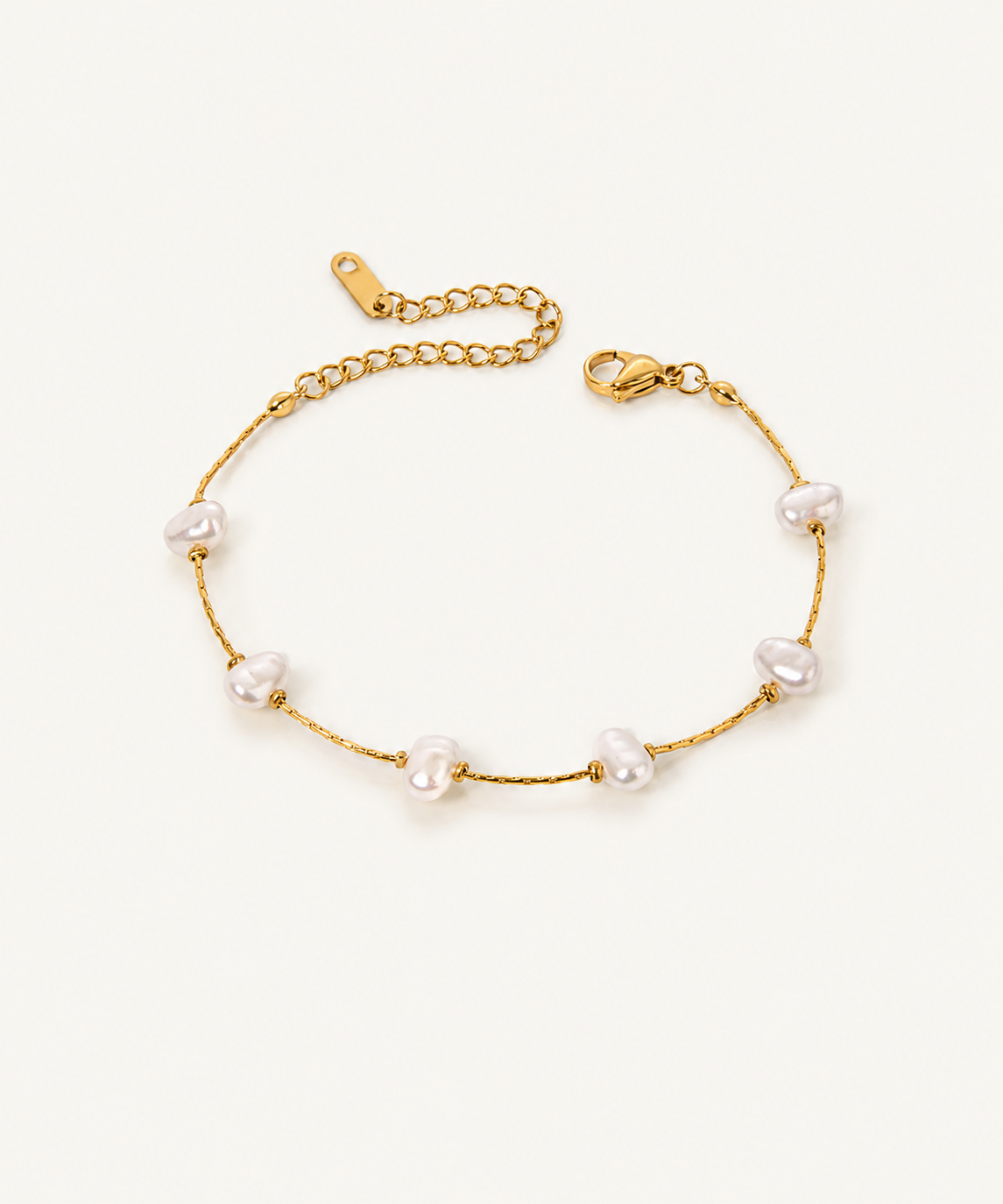 Amber 18k Gold Plated Bracelet