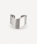 Hard Pass Silver Statement Cuff