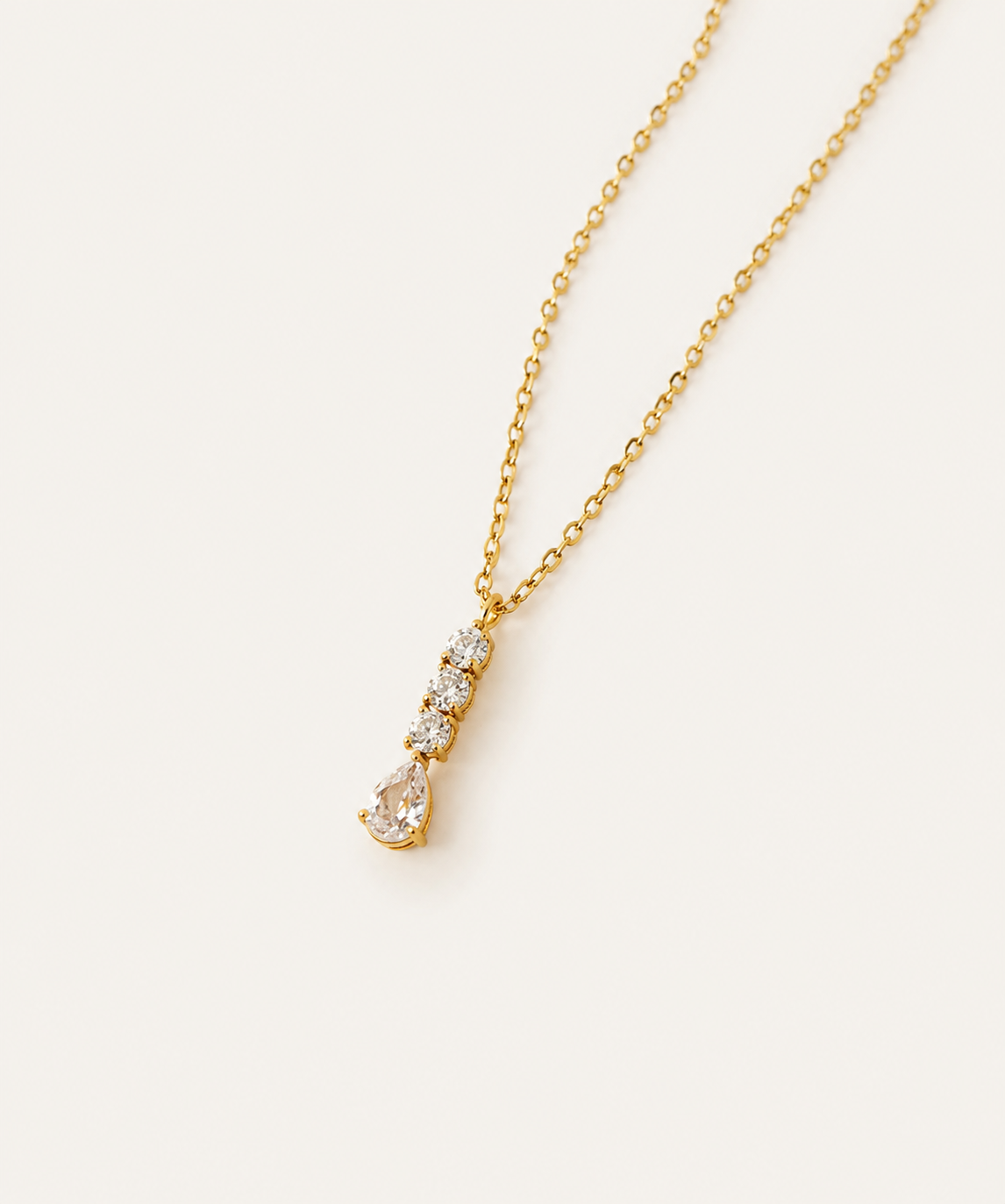 Midnight Glow 18k Gold Plated Necklace
