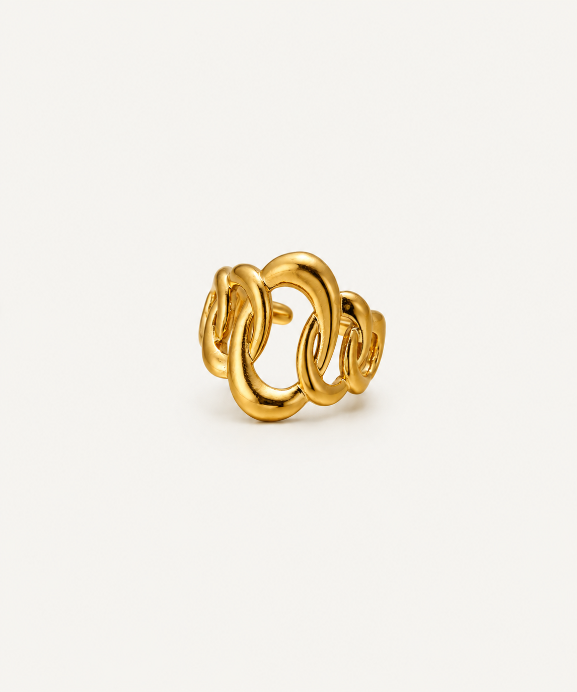 Offline 18K Gold Plated Open Ring