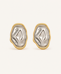 Echo Two Toned Earrings