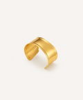 Front Row 18K Gold Plated Cuff Bracelet