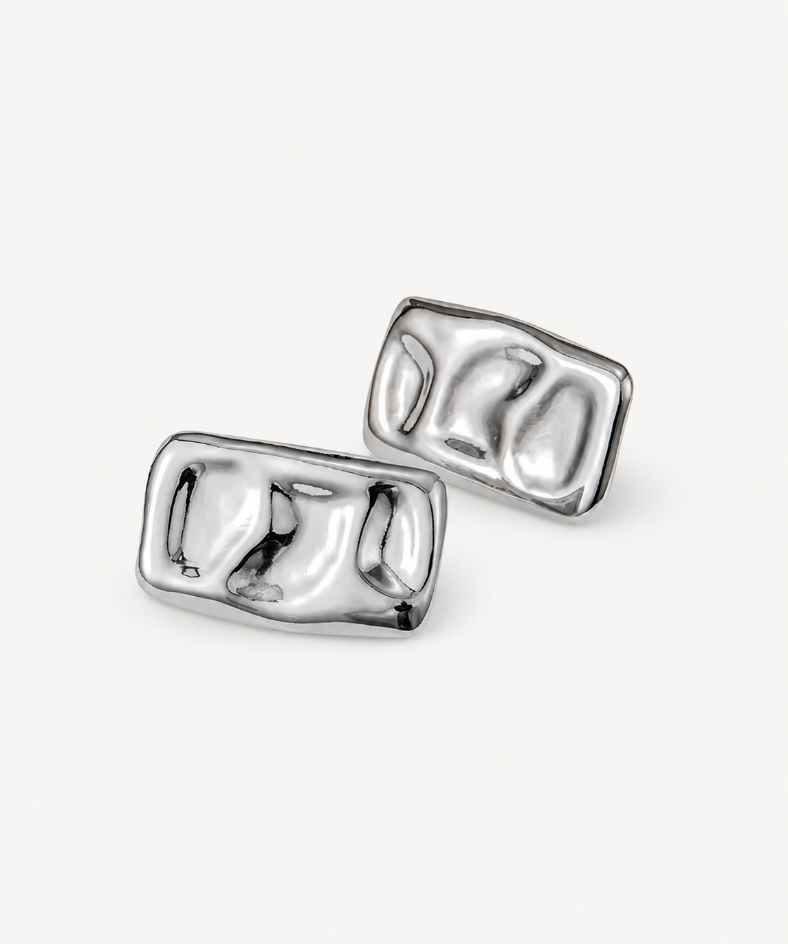 Sunkissed Statement Earrings silver plated - B E L O R I - Silver