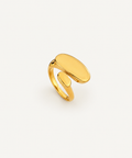 On Hold 18K Gold Plated Open Ring