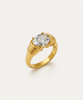 Flash 18k gold plated Ring
