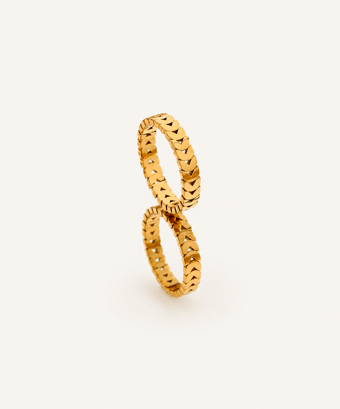 Still Typing... 18K Gold Plated Ring