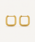 The Square Hoop Earrings